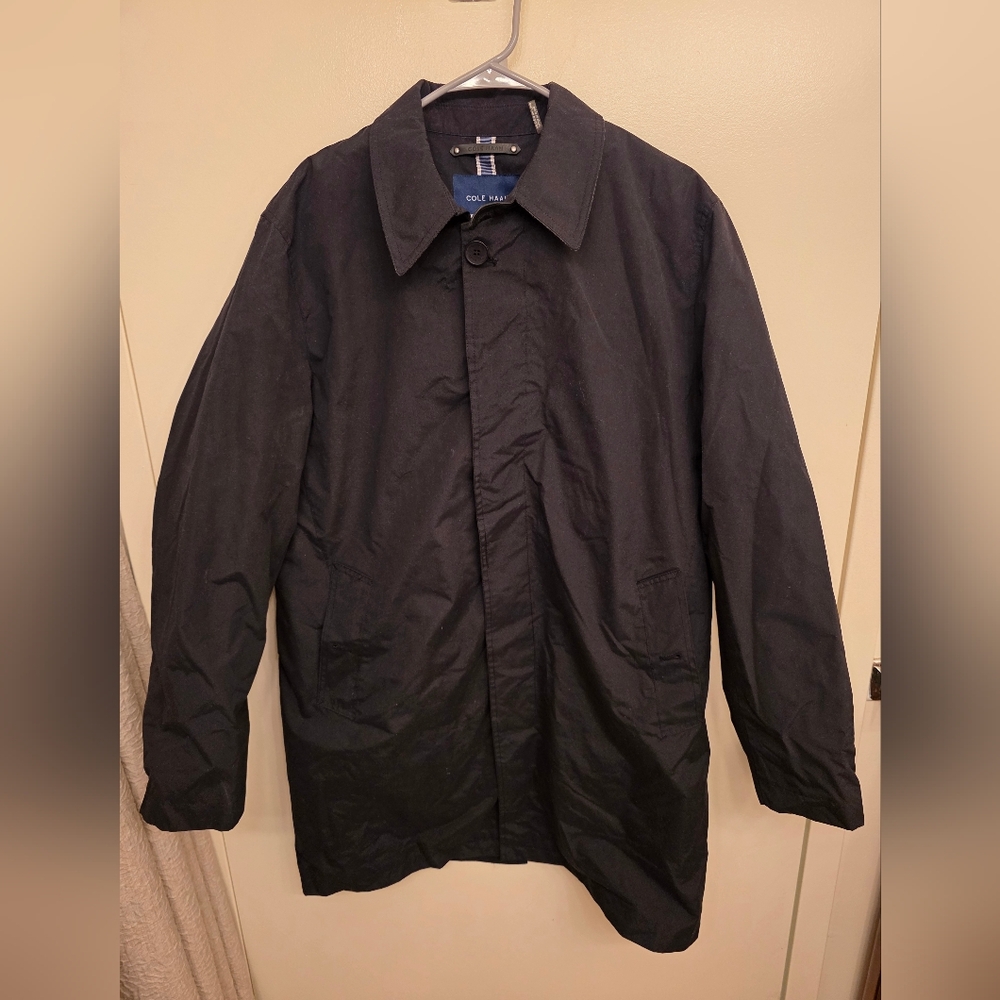 Cole Haan Waterproof Trench Coat w/ Removable Liner